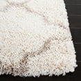 thumbnail image 3 of SAFAVIEH Hudson Jaye Plush Geometric Shag Runner Rug, Ivory/Beige, 2'3" x 8', 3 of 8