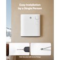 thumbnail image 3 of VEVOR Smart Wall Heater, 1500W Electric Wall Mounted Heater with Knob Adjustment, 3 Modes, Portable Design with Anti-Tipping and Overheat Protection, for Bedroom,Living Room,Office,Bathroom,White, 3 of 9