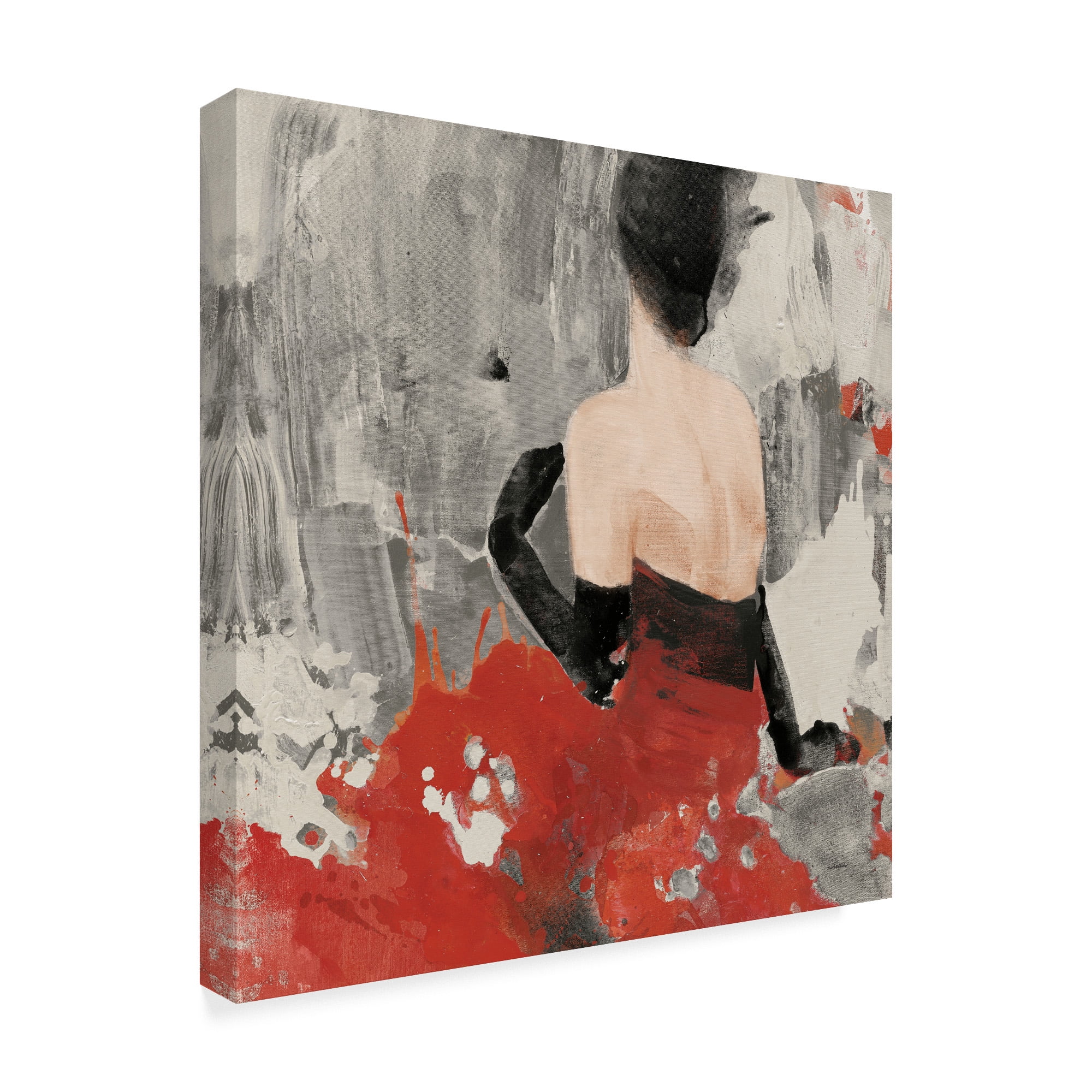 Trademark Fine Art 'Beautiful Gaze II Neutral' Canvas Art by Albena Hristova