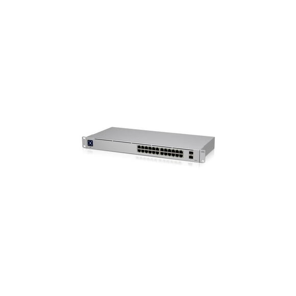 Ubiquiti Networks Switch UniFi 24, 24 Ports Ethernet Gigabit et 2 SFP, W125840789 (Ports Ethernet et 2 Ports SFP UniFi USW-24, Managed, L2, Ethernet Gigabit (10/100/1000), Montage sur Rack)