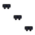 thumbnail image 1 of sweethay Interruptor Panel Socket 12V Botón Controlador Botones Regulador de control Accesorios para automóviles Parte Interruptores Type1 NO1, 1 of 6