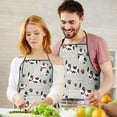 thumbnail image 5 of Cute Cartoon Dog Apron-Garden Aprons for Women with Pockets-Cotton Linen Waterproof Kitchen Cooking Gardening Aprons Adjustable for Kitchen,Cooking,BBQ and Salon 33x27 Inch, 5 of 7