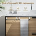 Over Door Towel Rack Bar Holders for Universal Fit on Cupboard