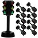 thumbnail image 1 of 12 Pcs Toodler Toys Toy Stop Light Early Education Playset Street Signs Playset Warning Traffic Lamp Architecture Model, 1 of 3