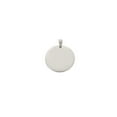 thumbnail image 1 of Greeniant Collar para mascotas, colgante en blanco, acero inoxidable, moda, número, arte, grabado, moda, bricolaje, fabricación de joyas, hallazgos para Suministros para perros Plata 15 mm Greeniant PT004648-02, 1 of 6