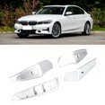 thumbnail image 3 of Trim 4pcs ABS Chromed  Window Lifter Switch Panel Cover Trim Fits For 3 Series G20 G28 2020, 3 of 8
