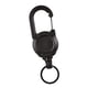 thumbnail image 1 of Llavero retráctil con rotación de 360 ​​grados, multifuncional, con cuerda de seguridad y clip para llaves. Negro, 1 of 9