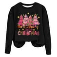 thumbnail image 2 of WXLWZYWL Family Christmas 2024 Womens Chrismas Sweatshirts Xmas Long Sleeve Thermal Crewneck Sweatshirts, 2 of 4