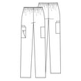 thumbnail image 7 of Cherokee Workwear Women's Scrubs Pant Natural Rise Tapered Pull-On Cargo 4200, 7 of 7