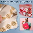 thumbnail image 4 of 1000 Pcs Gift Thank You Stickers,1Inch Kraft Paper Labels Blank Customer Appreciation Adhesive Sticker Roll for Baked Goods Packaging Wedding Envelope Seals, Brown, 4 of 6