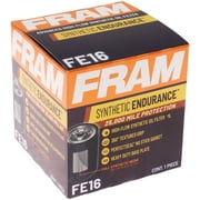 FRAM Synthetic Endurance Premium Oil Filter, FE16, 25K Miles, Replacement Filter for Select Vehicles
