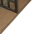 thumbnail image 5 of Liberty Furniture Bayhill Trellis Sofa Table for Living Room - Honey w/ Black Metal Accents, 5 of 9