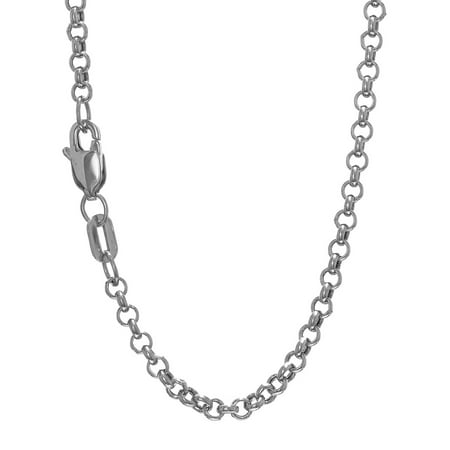 16 Toggle Rolo Necklace - 14k Yellow Or White Gold 2.3mm Rolo Chain Bracelet Necklace 7