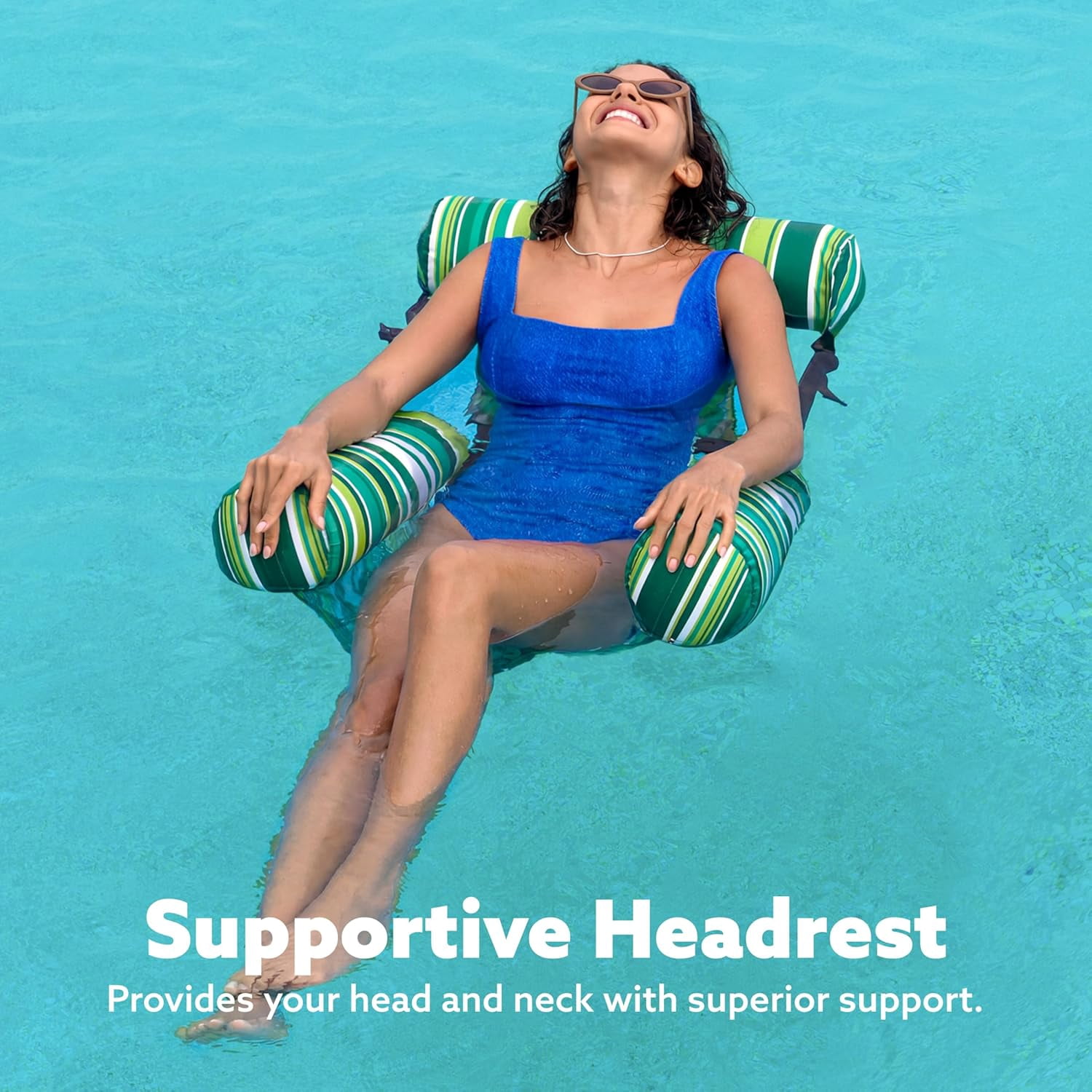 Inflatable Pool Floats Adult,2 Packs Floating Lounge Chairs,Blow up Pool Noodles for Adult Heavy Duty,Floating Chair for Party Summer Water Beach Lake Fun