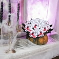 thumbnail image 5 of 10-Pack Black & Red Faux Rose with Eyeballs - 39cm Halloween Eyeball Flowers, Gothic Rose Bushes for Party Decor, Home, Office, 5 of 6