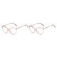 thumbnail image 2 of Minnieouse 1 par de gafas para mujer, triangulares, universales, HD, con estilo, protección solar, decorativas, a la moda, adorno para gafas, Rosa 2piezas, 2 of 6