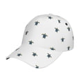 thumbnail image 6 of Lsque Hand Drawn Turtle Baseball Cap Trucker Low Profile Hat Golf Dad Hat Adjustable Original Classic Unconstructed Plain Cap Men Women, 6 of 9