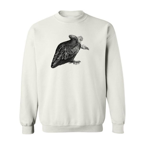 Monk Vulture Sketch Sweatshirt Men -Image by Shutterstock, Male Medium