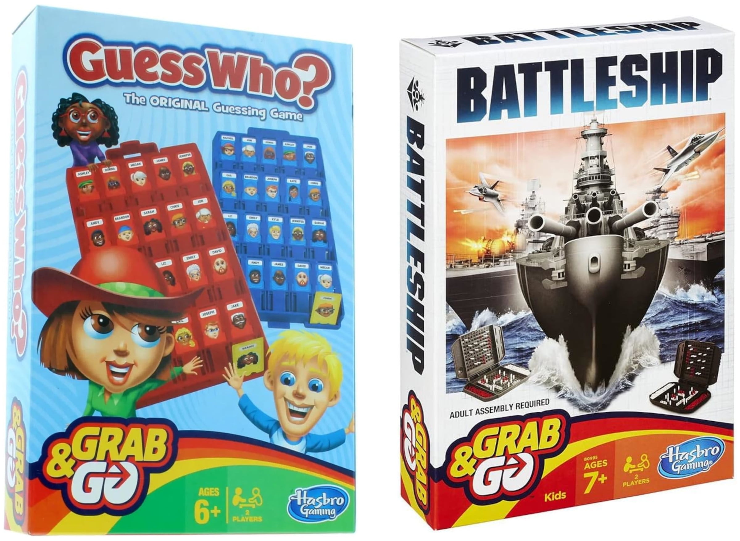 Hasbro Classic Family Games Battleship and Guess Who? 2-Pack