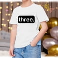 thumbnail image 2 of TZEWGL Tops For Girl Boy Short Sleeve Graphic Prints Trendy Fans Present Clothing For Newborns size 1-2T, 2 of 6