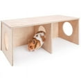 thumbnail image 5 of 1pc Solid Wood Hideaway House, For Hamster Squirrel, Small Pet Aquascape Toys,  Small Animal Cage Accessories, 5 of 8