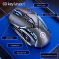 thumbnail image 6 of FIGT-Wired Gaming Mouse, 4 Adjustable DPI Up to 3600,6 Programmable Buttons, Ergonomic Gamer Laptop PC USB Optical Computer Mice with RGB Backlit, Ergonomic Wired Mouse for Laptop,Mac ,Gray【58】, 6 of 6