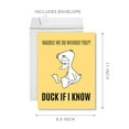 thumbnail image 5 of Koyal Wholesale Funny Farewell Jumbo Card Waddle We Do Without You 8.5 x 11 inch Goodbye Greeting Card with Envelope, 5 of 5