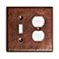 thumbnail image 3 of Monarch Pure Copper Hammered Single Switch / Duplex Wall Plate / Switch Plate, 3 of 9
