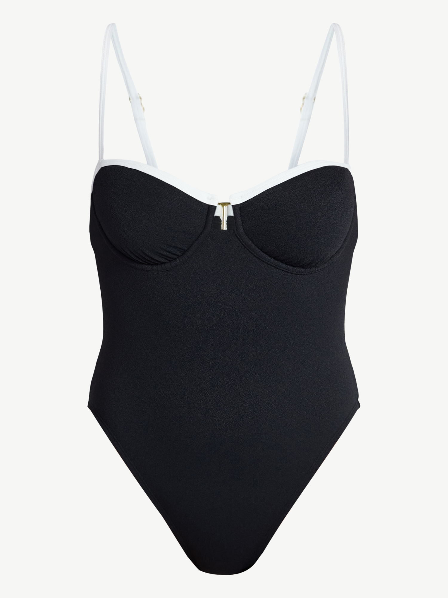 Time and Tru Women's and Women's Plus Size Underwire One Piece Swimsuit, Sizes XS-3X