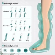 Nekteck Leg Compression Massager Recovery System, Cordless Full Leg Massager for Circulation and Pain Relief, Compression Boots with 6 Modes 4 Intensities, Relaxation, Fathers Day Gift for Dad/Mom