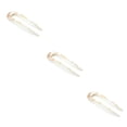 thumbnail image 2 of Wisewang Pinces à Cheveux Multicolores Simplicité Accessoires de Cheveux Support DIY Mode Rétro Bijou Cadeau Couvre-Chef en Forme de U Rose Kaki 3Ensemble, 2 of 6