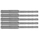 thumbnail image 2 of 5Pcs Rotary Hammer Drill Bit Cemented Carbide Tip Spiral 2 Flutes Impact Drill, 2 of 5