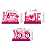 Valentines Day Table Sign, Valentines Day Centerpiece, Letter Sign Table Centerpiece Decor for ...