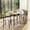 White and balck, variant on Vineego 3-Piece Dining Set for 2,Small Space Saving Kitchen Breakfast Table and 2 Wooden Chairs,Black
