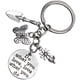 thumbnail image 2 of Llaveros para mujer, llavero de billetera, llavero de auto, llavero lindo con frase "DO What You Flower Spade DIY Creative Gardener Keychain Dish Towel", 2 of 5