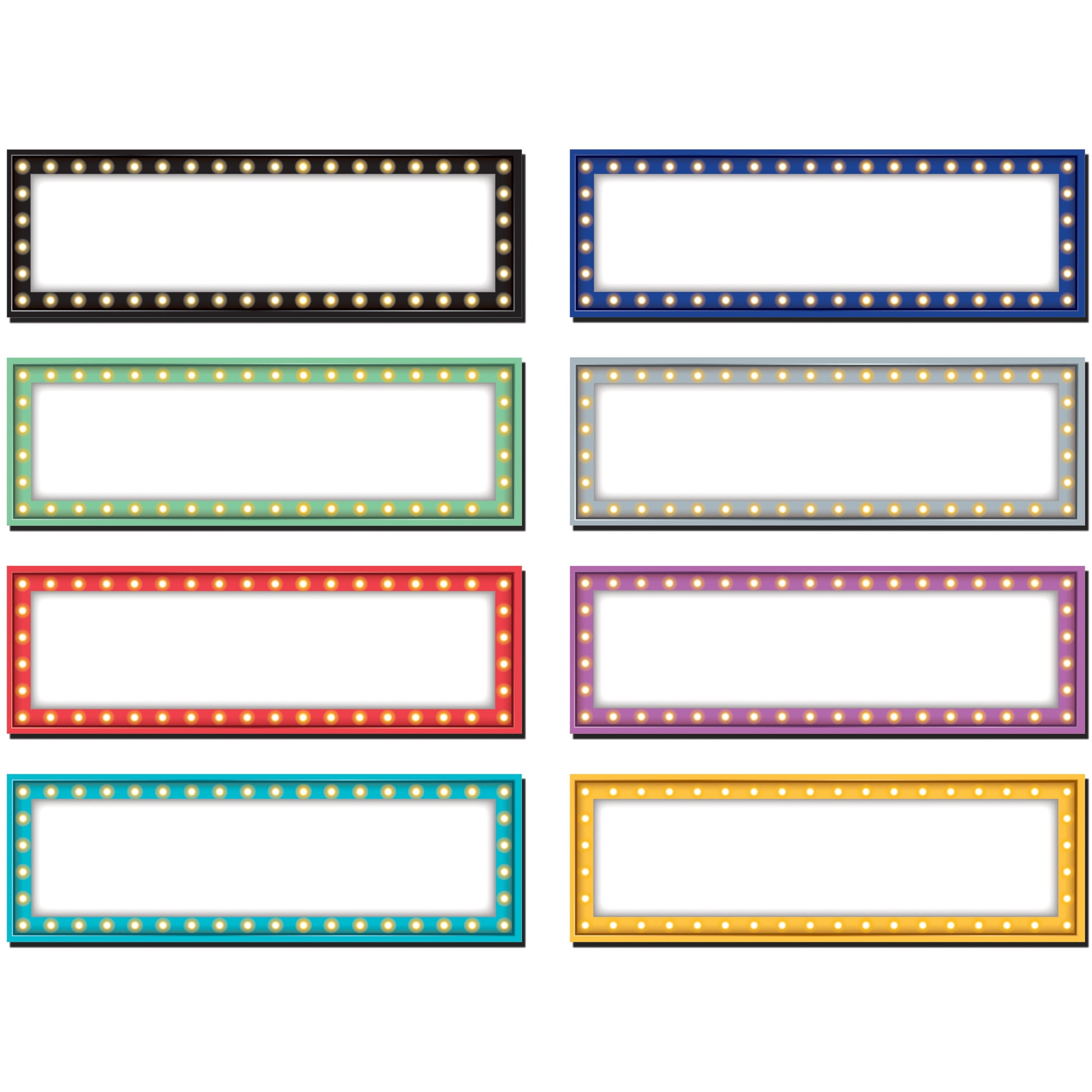 Teacher Created Resources Marquee Labels Magnetic Accents, 20 Per Pack, 3 Packs