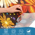 thumbnail image 5 of Yayeee Kitchen Curtains Tier Set of 2 Light Filtering 57"x24" Over Sink Window Panels, Blooming Flowers, 5 of 7