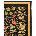 thumbnail image 2 of SAFAVIEH Chelsea Dania Floral Wool Area Rug, Black, 6' x 9', 2 of 2