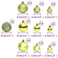 thumbnail image 4 of vidaXL Christmas Baubles 100 pcs Light Green 3 / 4 / 6 cm, 4 of 5