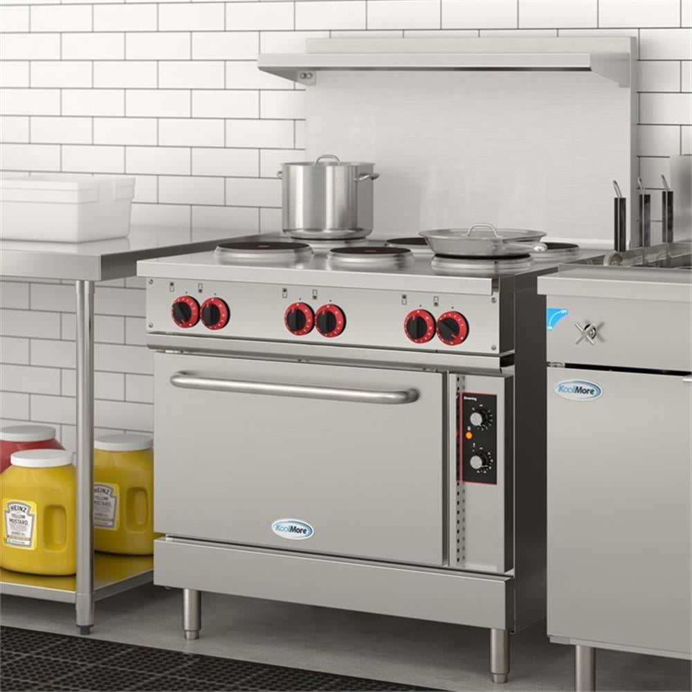 Pemberly Row 36" Electric Range with 6 Burners & 1 Standard Electric Oven