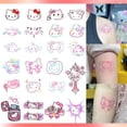 thumbnail image 3 of Sanrio Cartoon Characters Hello Kitty Children Temporary Colour Tattoos Cute Waterproof and Durable Color Tattoo Sticker Gifts Loveliness, 3 of 6