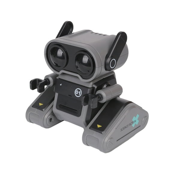 Robot de juguete recargable con control remoto, regalo educativo, robot interactivo inteligente de 2.4G con control remoto, luz y música que cambian de color.