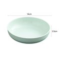 thumbnail image 5 of Snack Dish Stackable Smooth Surface Easy to Clean Large Capacity Heightened Base Multipurpose Round Candy Food Fruit Plate Kitchen Supplies, 5 of 5
