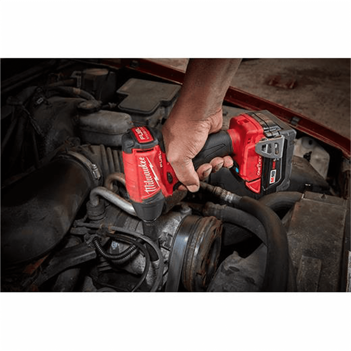 Open Box Milwaukee Tool M18 FUEL 1/2" Compact Impact Wrench w/ ONE-KEY with Friction Ring
