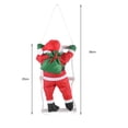 thumbnail image 3 of Supbessel Christmas Gifts Decorations Clearance Climbing Ladder Rope Santa Claus Pendant Santa Climbing Rope Ladder Xmas Tree Hanging Ornament Party Decor, 3 of 9