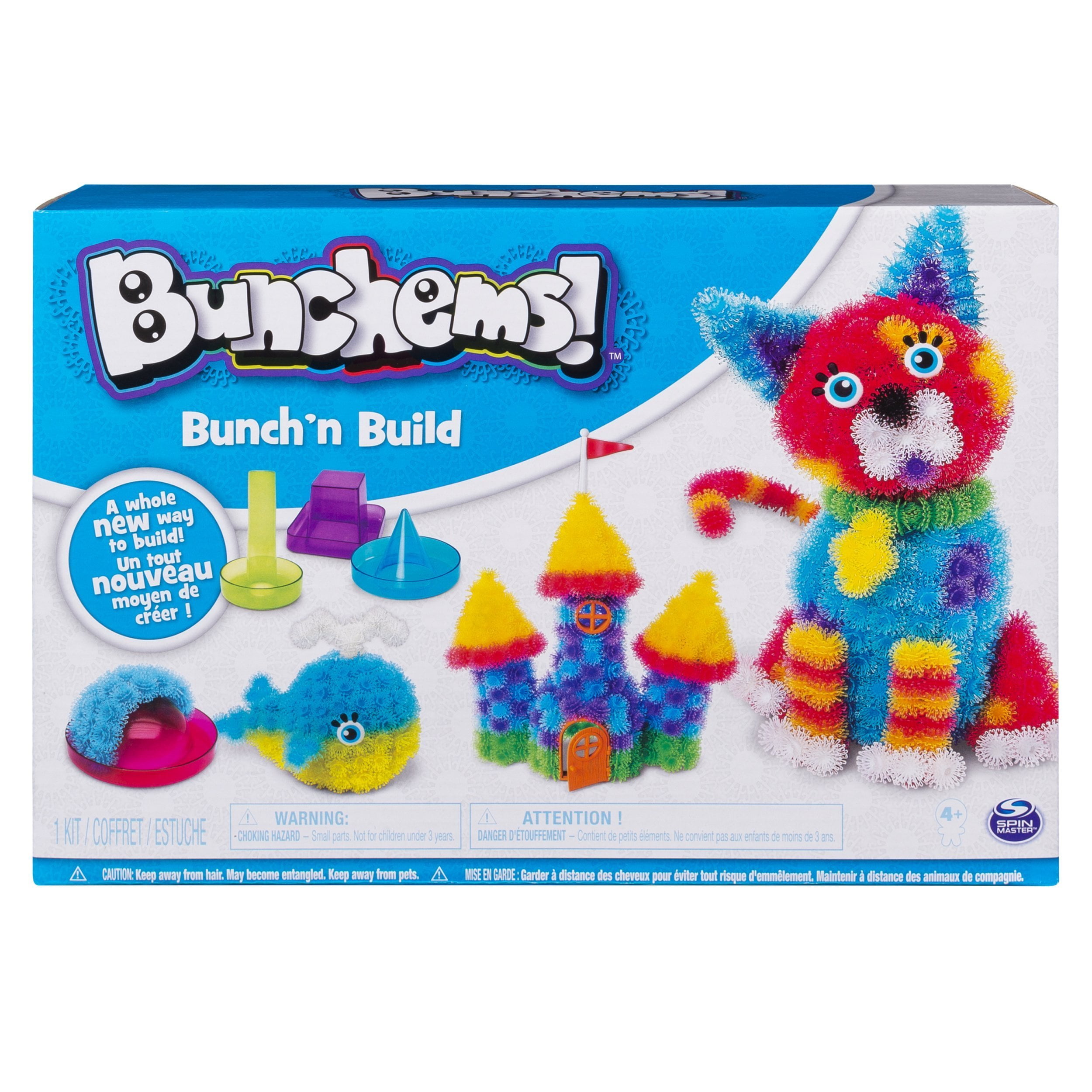 Bunchems Bunch’n Build Activity Kit with 4 Shaper Moulds and 400 Bunchems for Ages 6 and Up
