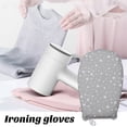 thumbnail image 3 of Garment Steamer Ironing Glove for Clothes Steamer Anti Steam Glove and Ironing Mesh, Heat Resistant Small Ironing Board for Handheld Steamer, Anti Steam Mitt with Finger Loop, 3 of 7