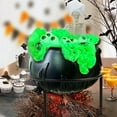 thumbnail image 6 of Witches Cauldron Halloween Decorations with Skeleton - 5.7 Inch Black Cauldron for Indoor Outdoor Use, Spooky Mantel, Table, Party, and Yard Halloween Party Supplies, 6 of 6