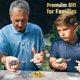thumbnail image 4 of Cool Gold Fidget Spinner for Kids Adults, Magic Orb Finger Hand Spinner Toys Stress Relief Ball Sensory Toy, Metal Fingertip Gyro Birthday Gift Stocking Stuffer for Boys Girls, Desk Toy, 4 of 8