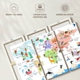 thumbnail image 6 of Elephant Stock World Map Continents Wall Art - Horizontal Multi Panel Canvas - Living Room Wall Decor - Map Multi Panel - White And Gray Decor By Hue And Mi And Sangita - 38" x 24", 6 of 8